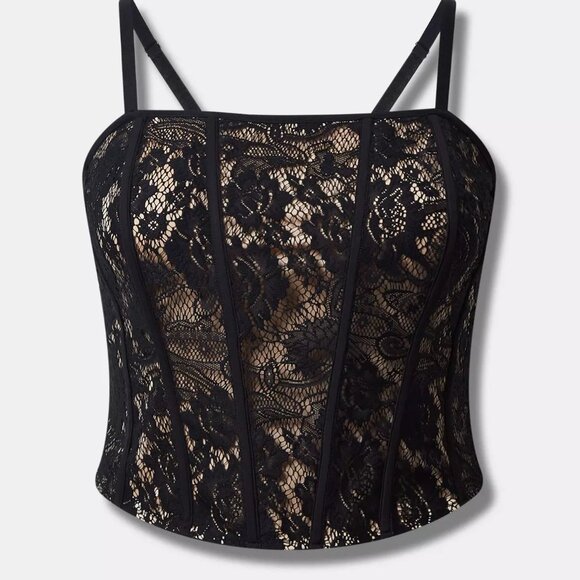 Torrid size 1 - new with tags - corset lace top - Picture 4 of 7